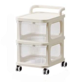 Amazon.co.jp: 収納ワゴン キャスター付き 2-5段 プラスチック 収納